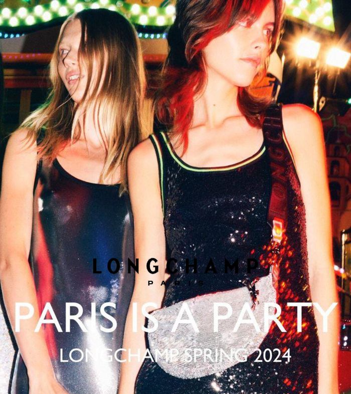 大田区でのロンシャンのカタログ | Paris is a Party - Longchamp Spring 2024 | 2023/12/2 - 2024/3/30