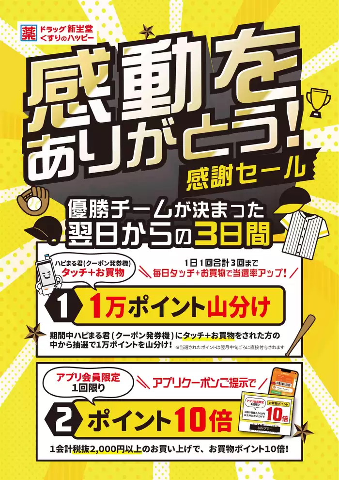 嘉麻市での新生堂薬局のカタログ | 新生堂薬局 チラシ | 2024/10/31 - 2024/11/3