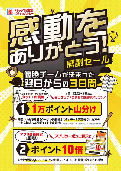 うきは市でのドラッグストアのお得情報 | 新生堂薬局の新生堂薬局 チラシ | 2024/10/31 - 2024/11/3