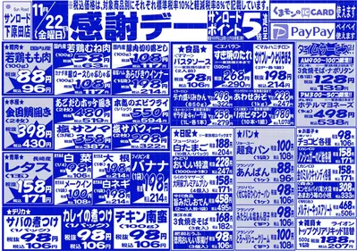 人吉市でのサンロードのカタログ | サンロード チラシ | 2024/11/22 - 2024/11/22