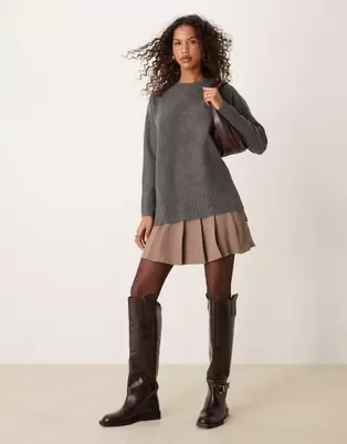 asosにおける￥158でのFree People phoebe pullover in dark greyのオファー