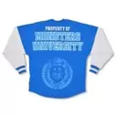 ディズニーストアにおける￥13200での【Spirit Jersey】モンスターズ・ユニバーシティ 長袖Tシャツ ブルー Lのオファー