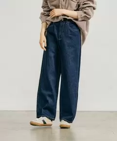 グローバルワークにおける￥5990での吉高由里子さん着用/GOODデニムバギーパンツ/118365のオファー