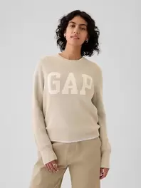 Gapにおける￥3999でのGAPロゴ インターシャセーターのオファー