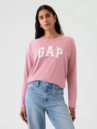 Gapにおける￥1999でのオーガニックコットン ラグラン GAPロゴTシャツのオファー