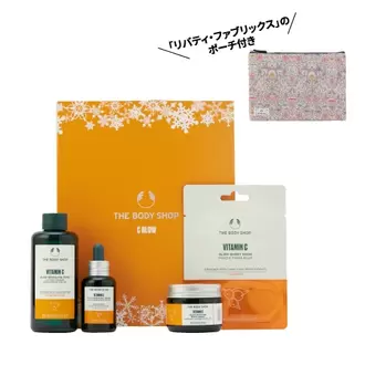 THE BODY SHOPにおける￥14520での【最大1,450ポイント】フェイスケアコフレ C ポーチ付きのオファー