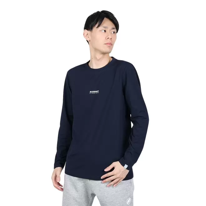 ゼビオにおける￥6690でのマムート（MAMMUT）（メンズ）長袖Tシャツ ロンT ストレッチ 軽量 QD ロゴプリント 1016-01030-50364のオファー