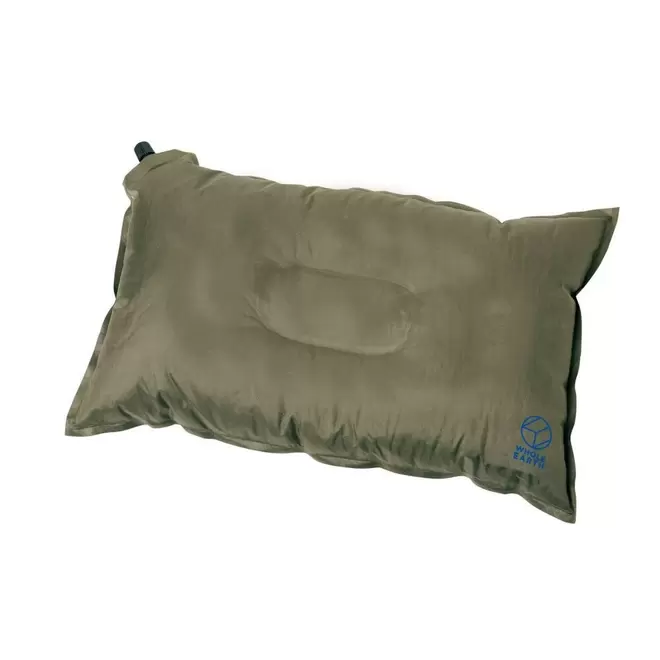 ゼビオにおける￥1980でのホールアース（Whole Earth） AIR PILLOW エアー ピロー WE23DG56 OLIVE シュラフ 枕 まくら 高さ調節可能 キャンプ 車中泊のオファー