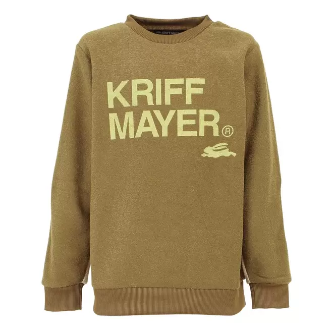 ゼビオにおける￥1980でのクリフメイヤー（KRIFF MAYER）（キッズ）アウトドア スウェット トレーナー 裏起毛 かるポカ ロゴクルー 2217825K-69:KHAKIのオファー