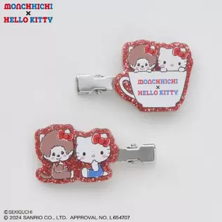 シャンブルにおける￥890.33でのヘアクリップ（MONCHHICHI×HELLO　KITTY)のオファー