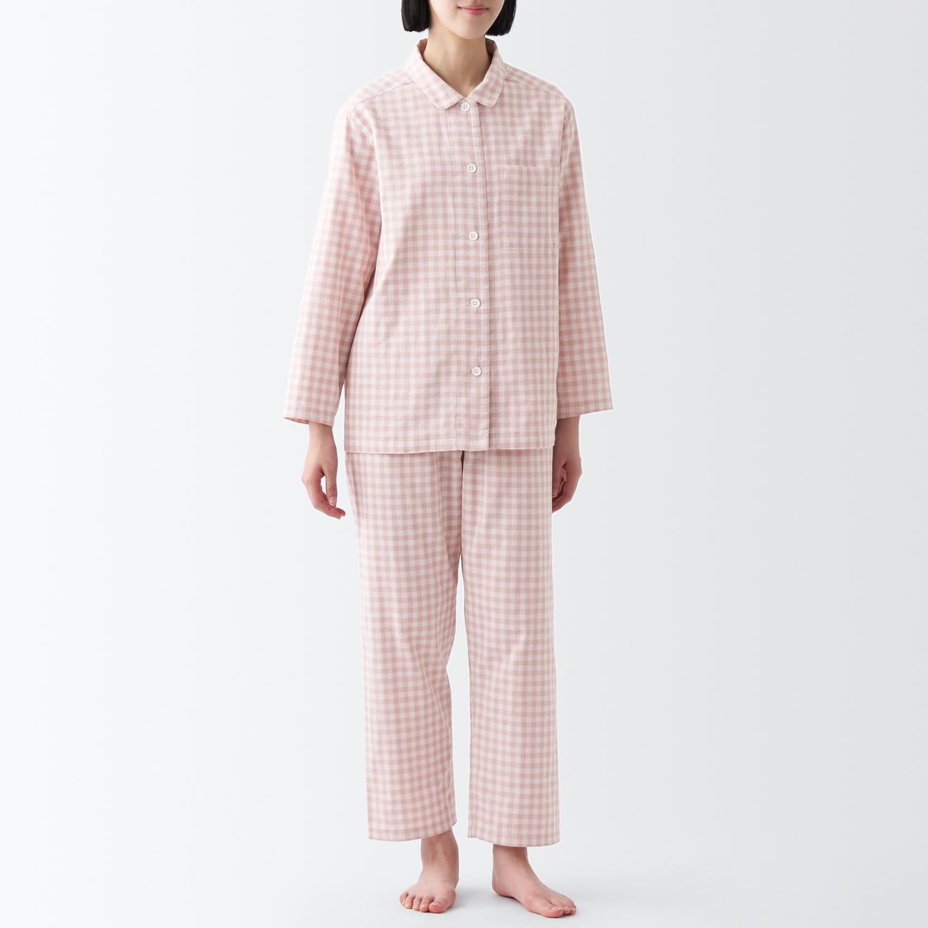 無印良品における￥4990での脇に縫い目のない　二重ガーゼパジャマのオファー