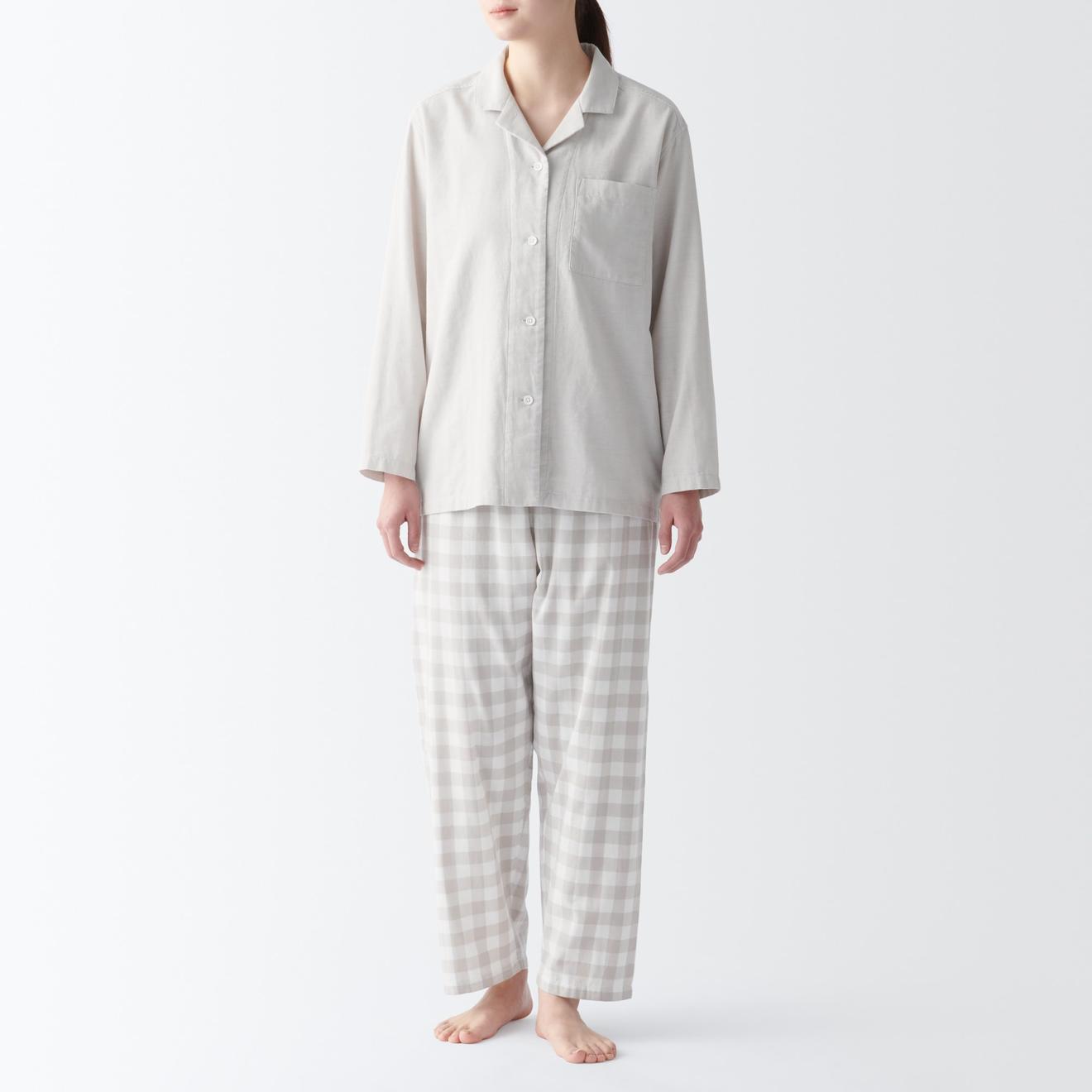 無印良品における￥4990での婦人　脇に縫い目のない　二重ガーゼパジャマのオファー