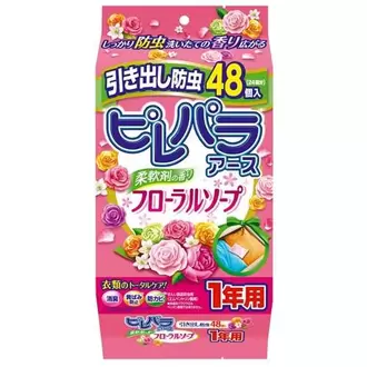 コーナンにおける￥547でのアース製薬 消臭ピレパラアース 1年間防虫 引き出し・衣装ケース用 柔軟剤の香りフローラルソープのオファー