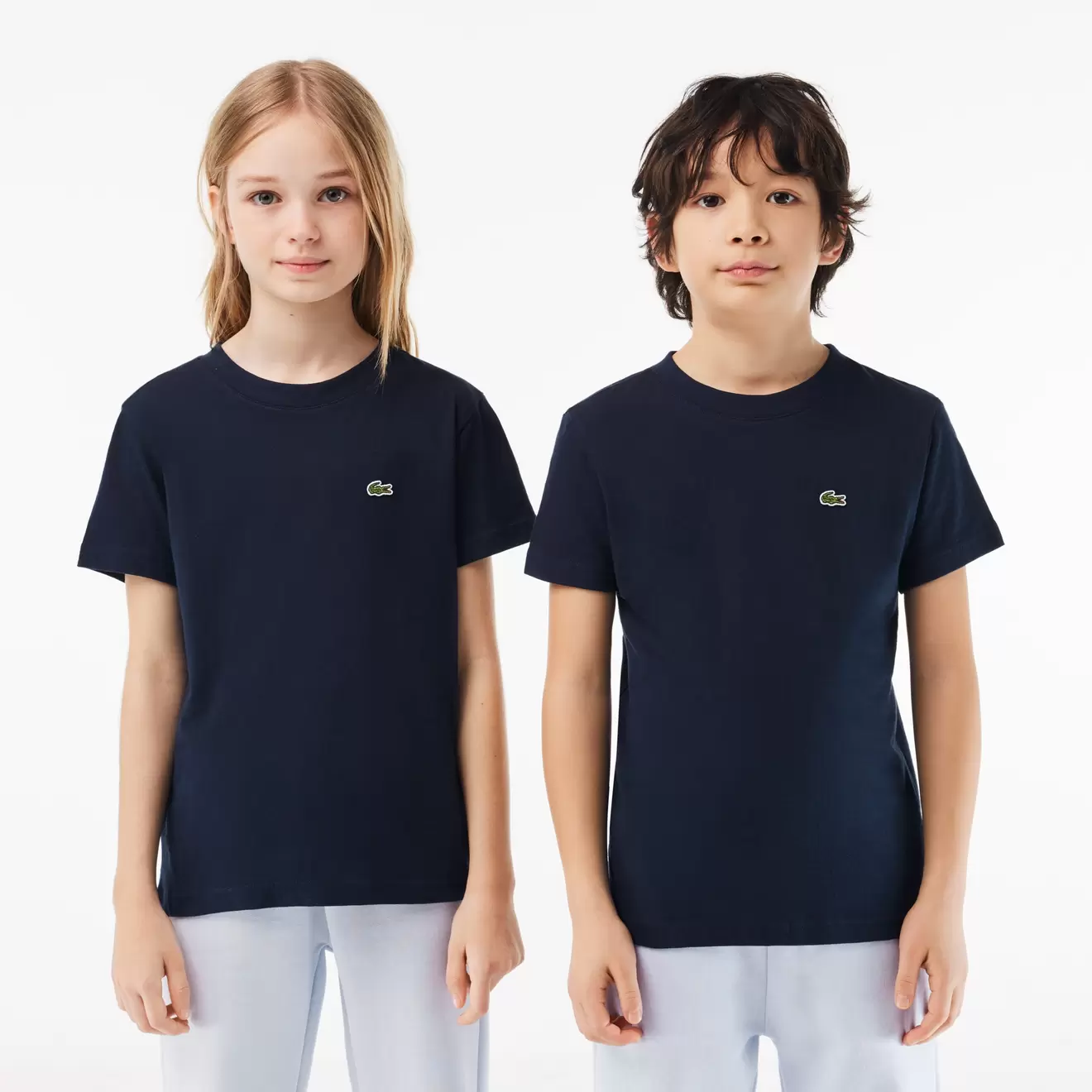 ラコステにおける￥4000でのJUNIORベーシックワニロゴパッチTシャツのオファー